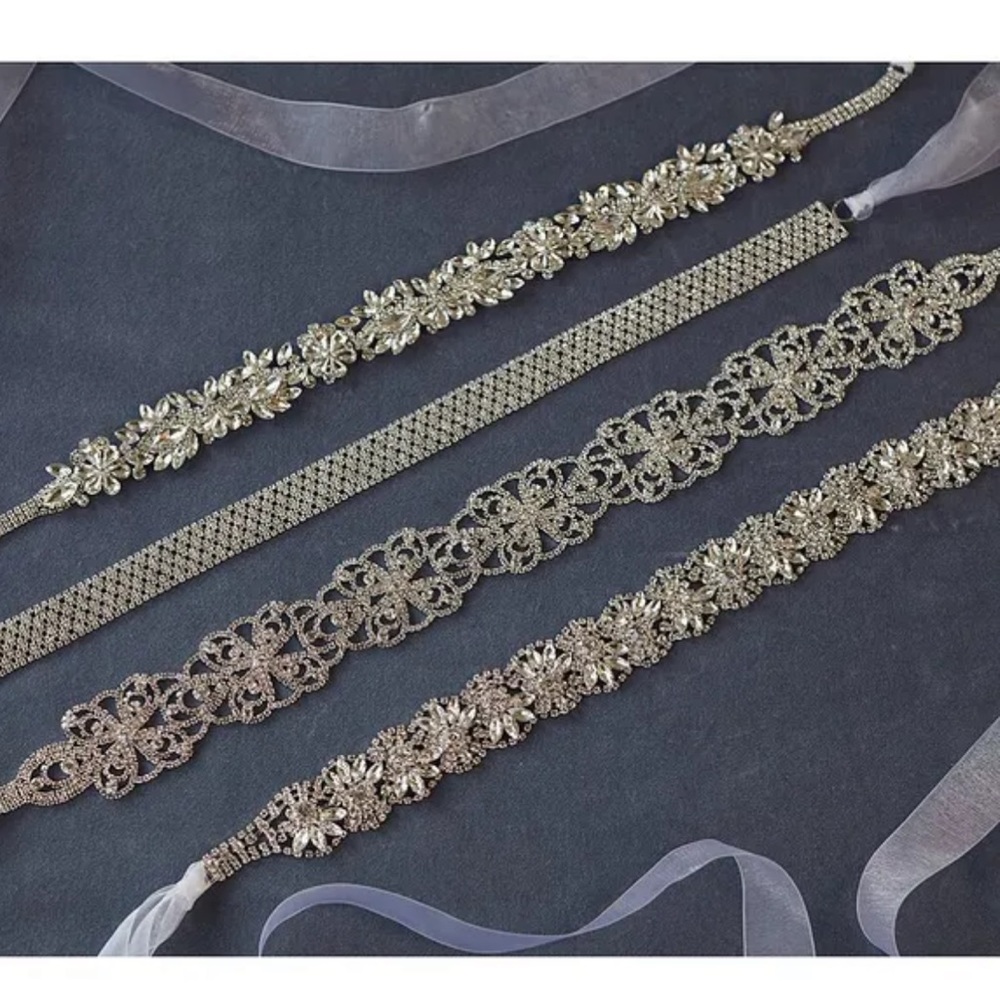 Southern Living Borrowed & Blue by Southern Living  Brooch Crystal Belt
